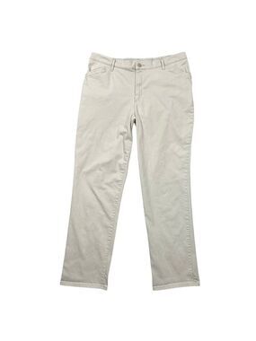 Lee All Day Cream Cotton Straight Leg Chino Jeans Size 16 Tall